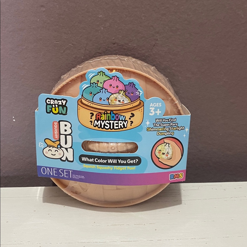 Crazy Fun® Rainbow Mystery Squishy Bun Dumpling- Super Rare Set